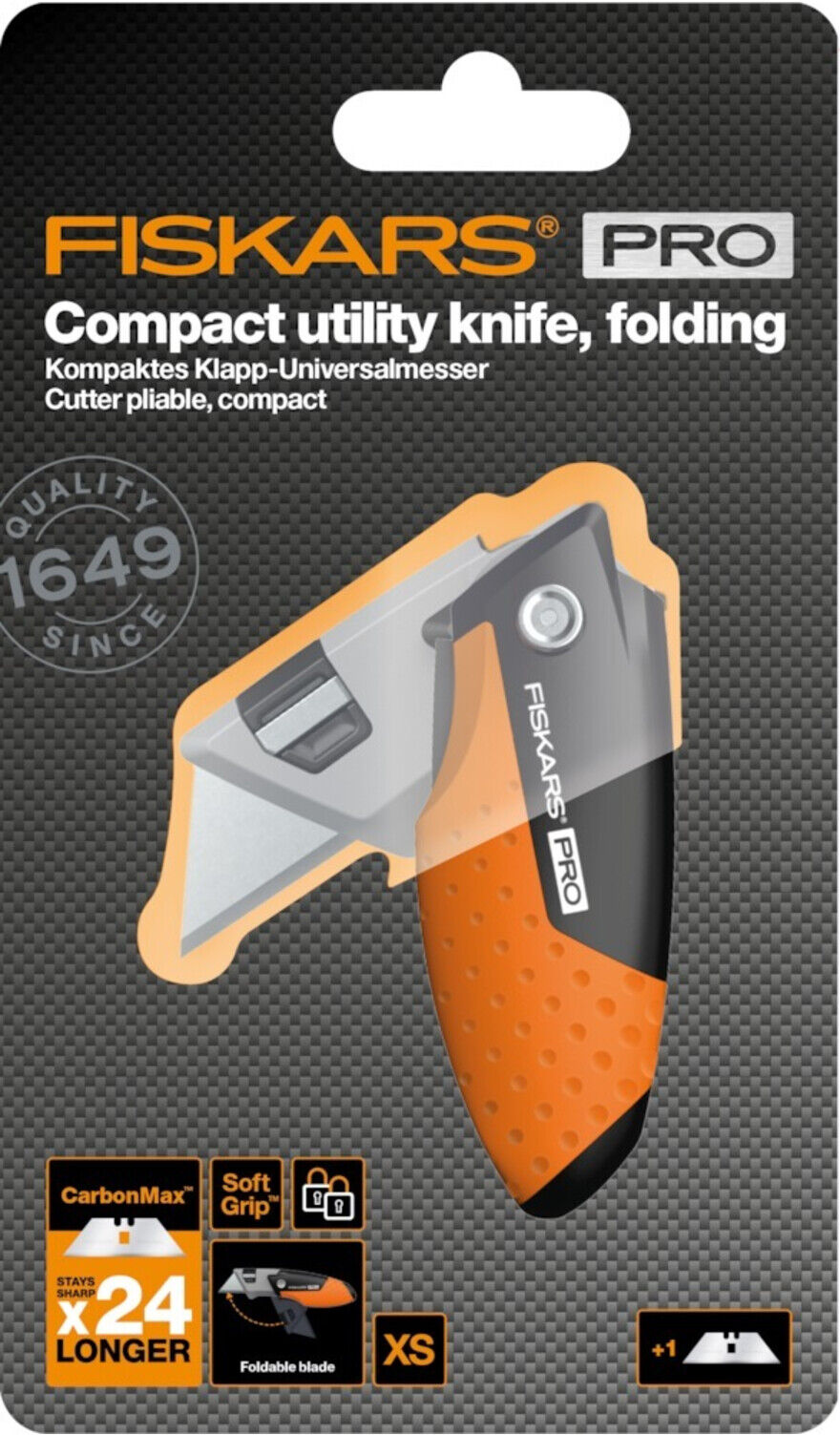 Fiskars Kompaktes Klappmesser Pro (1062939)