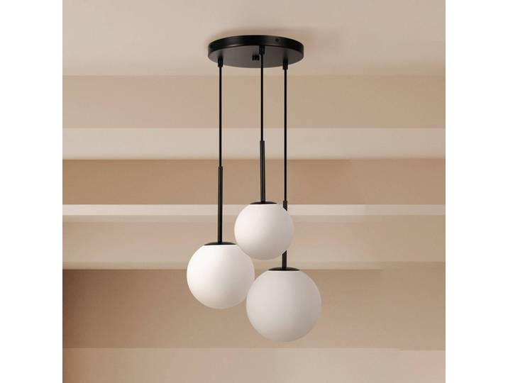 Maytoni Glas Hängelampe Basic form, dimmbar, schwarz, für Wohn- / Esszimmer, Glas, Modern, Pendelleuchte