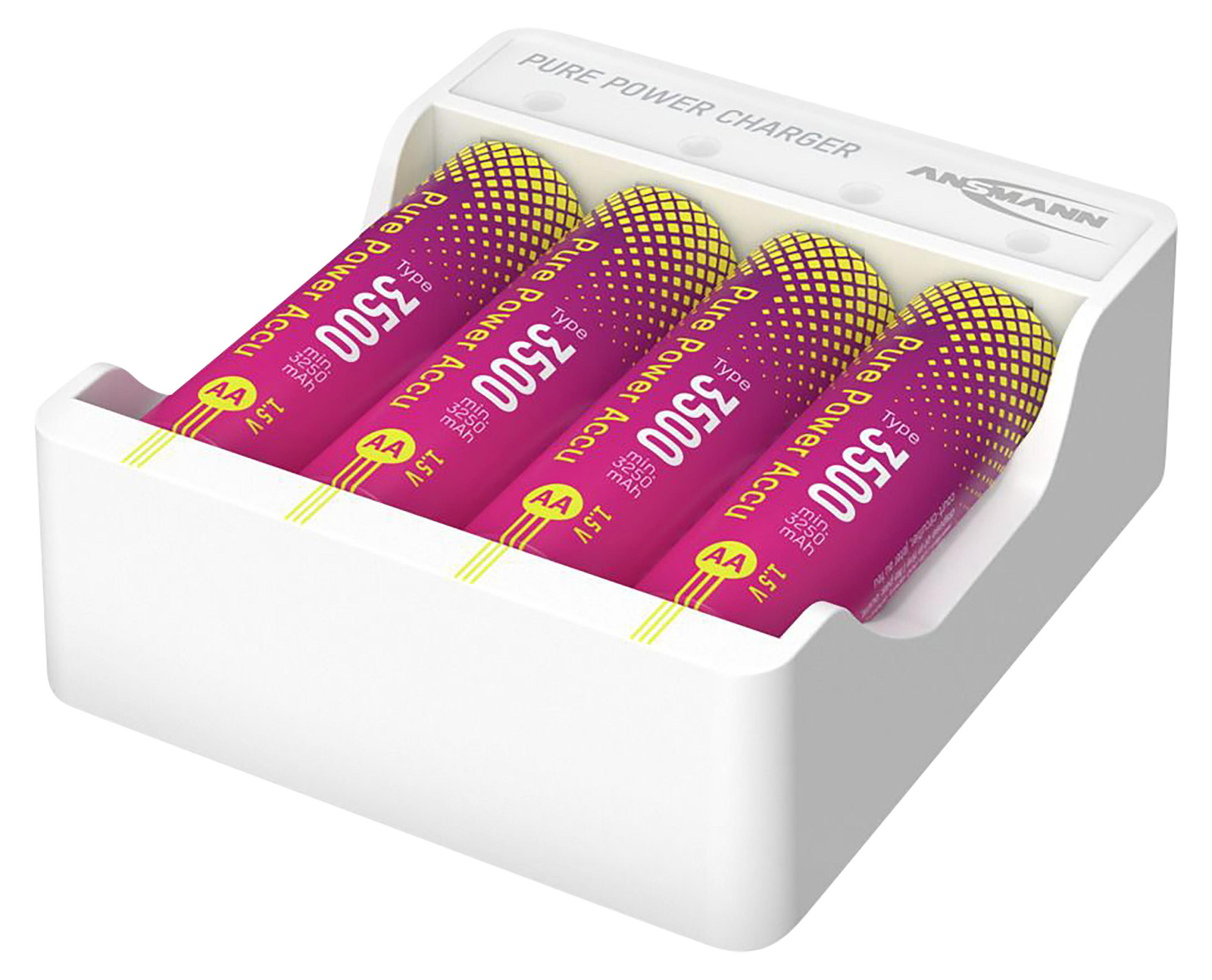 Ansmann Pure Power Akku-ladegerät inclusief accu's 1001-0183