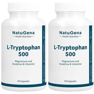 L-Tryptophan 500 Magnesium+B-Vitamine Kapseln 2x 2x90 St