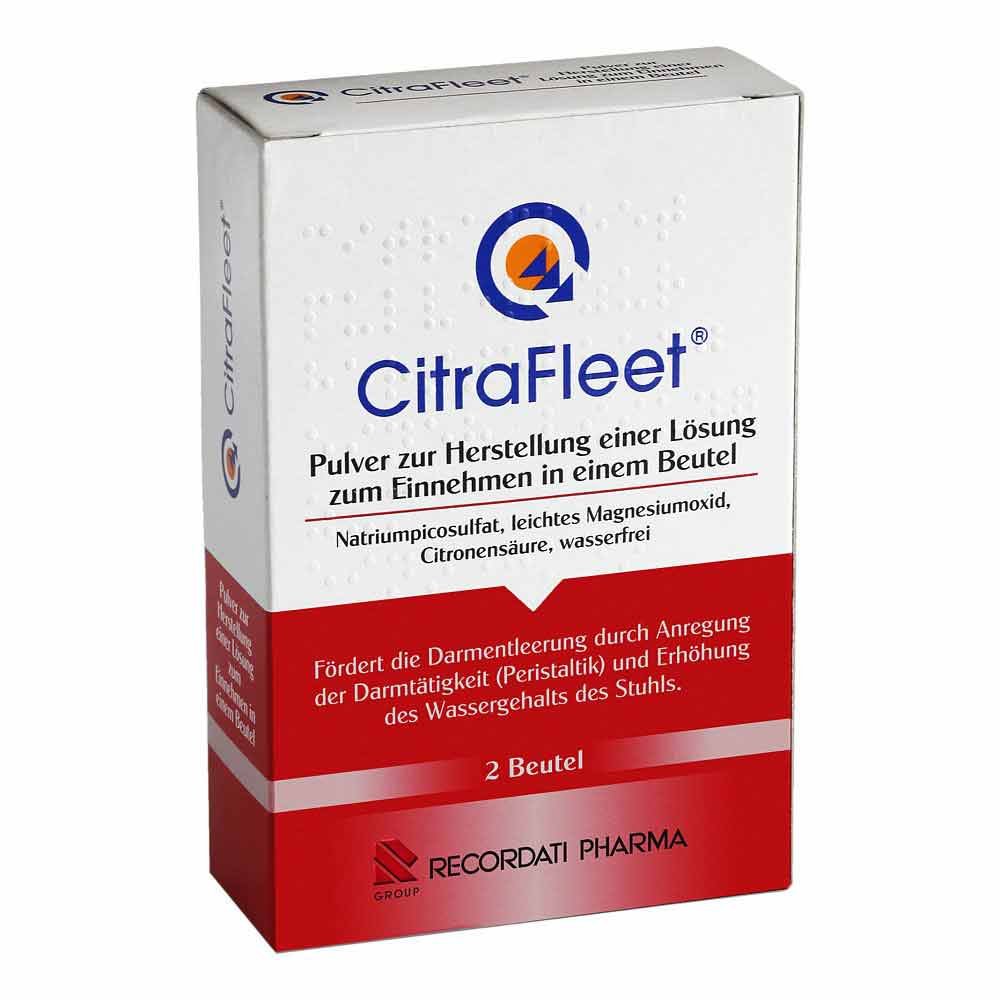 Recordati Pharma GmbH Citrafleet Pulv.z.herst.e.lsg.z.einnehmen Beutel 04970221