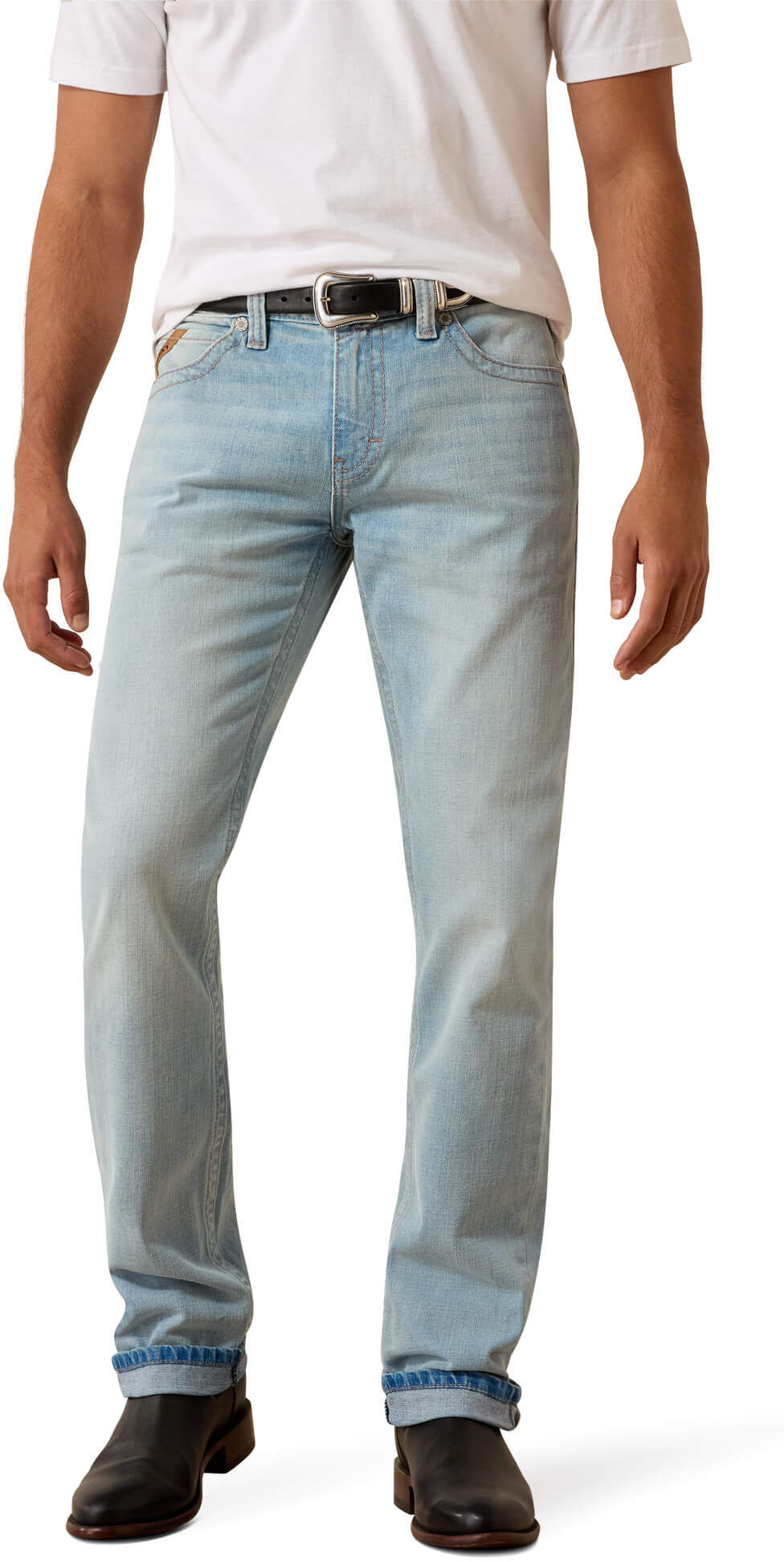 Men's M8 Modern Hank Slim Straight Leg Jeans in Leland, Size: 29 X 34 by Ariat