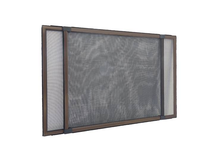 Insektenschutzrahmen Schiebfix / Easy Slide 75 x 50cm, braun -