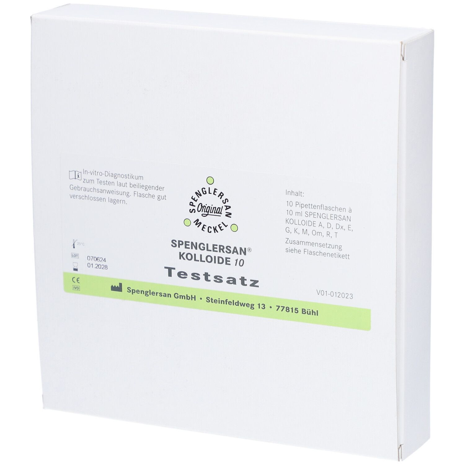 Spenglersan Kolloid Testsatz 10x10 ml Test