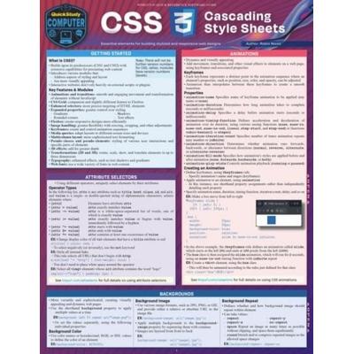CSS - Cascading Style Sheets, Zubehör von Robin Nixon, Barcharts, Inc, 978-1-4232-5061-6