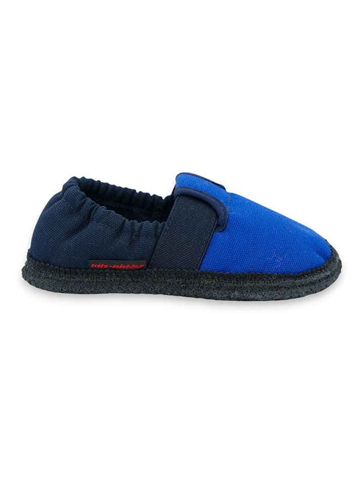 kitz-pichler Hausschuhe "Roy" in Blau/ Schwarz - 25