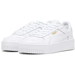 PUMA Carina Street Sneaker Mädchen 01 - PUMA white/PUMA white/PUMA gold 36