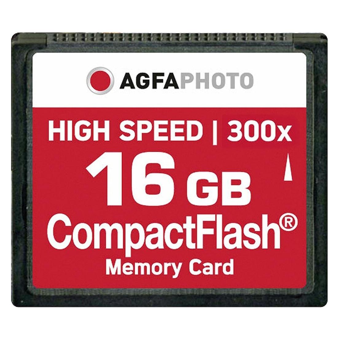 Agfaphoto Compact Flash 16GB High Speed 300x MLC (16 GB, CF) (10434)