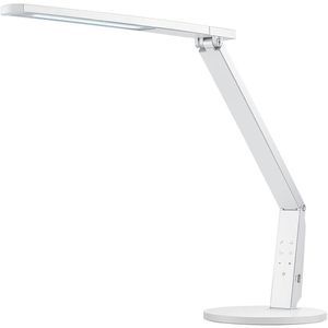 Hansa Schreibtischlampe sVario Plus, weiß, LED, dimmbar, mit Touchpanel, 900 Lumen, warm- bis tageslichtweiß