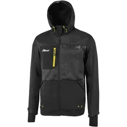 Kapuzen-Sweatjacke "GALAXY" U-Supremacy - M (DE size: S) - black carbon