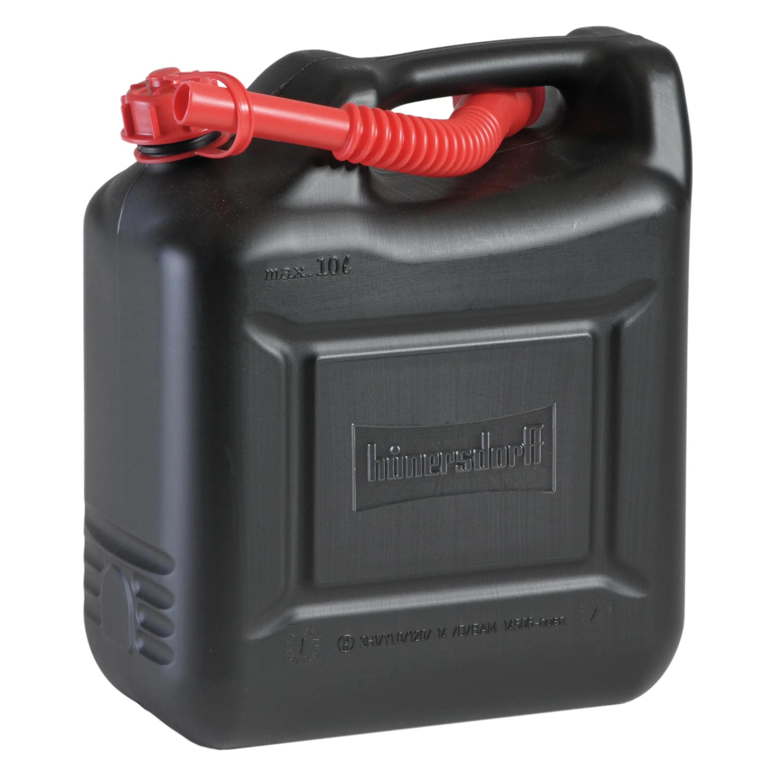 Hünersdorff Kraftstoff-Kanister 862800 COMPACT 10l für Benzin, Diesel und andere Gefahrgüter, UN-Zul (862800)