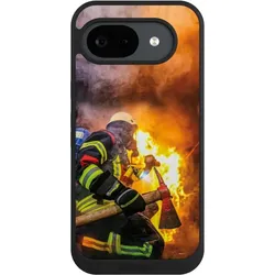 Nivocase Handyhülle für Google Pixel 10a Hülle NIVOpure Case Schwarz Feuer Feuerwehr Lebensretter (Google Pixel 10a), Smartphone Hülle, Schwarz