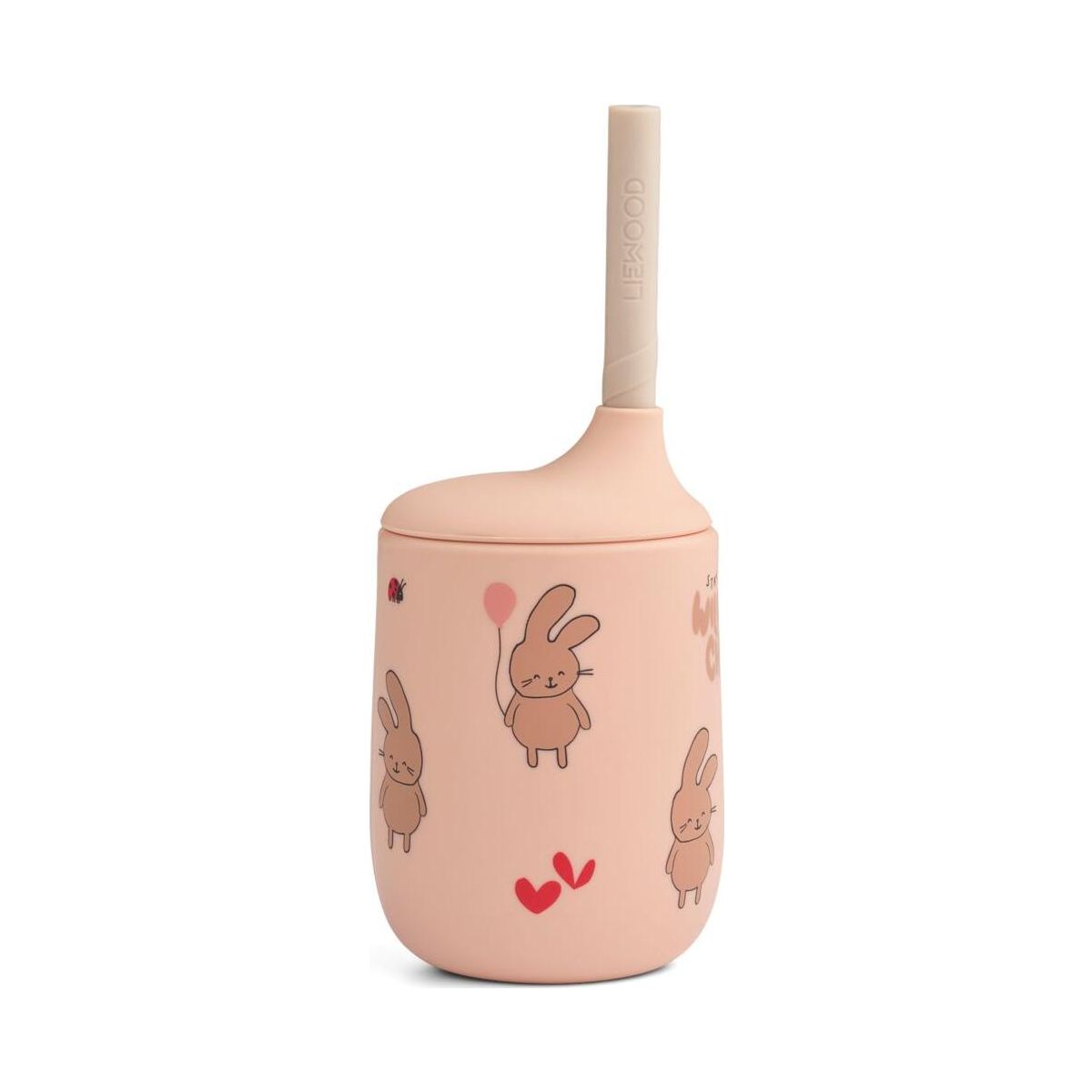 Liewood Ellis Printed Sippy Cup 230ml wild child / rosey (2875) ONE SIZE LW15019-2875-ONE SIZE-CU