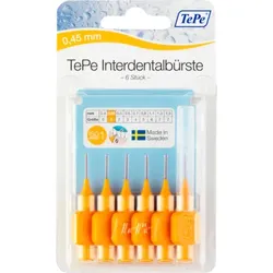 TEPE Interdentalbürste 0,45mm orange 6 St