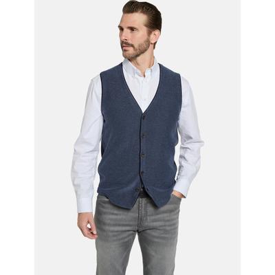 Strickweste BABISTA "Strickweste MODARINI", Herren, Gr. L, blau, Obermaterial: 100% Baumwolle CO., Westen Strickweste
