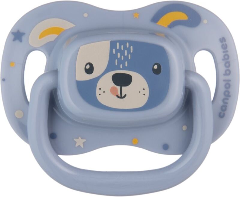 Canpol babies Cute Animals Soother 6-18m tétine Blue 1 pcs