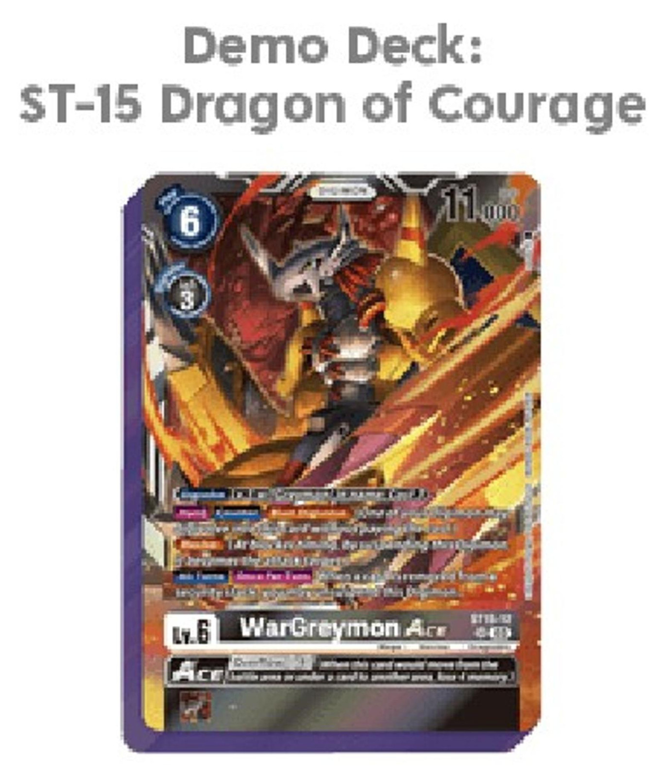 Bandai Digimon Demo Deck ST-15 Dragon of Courage