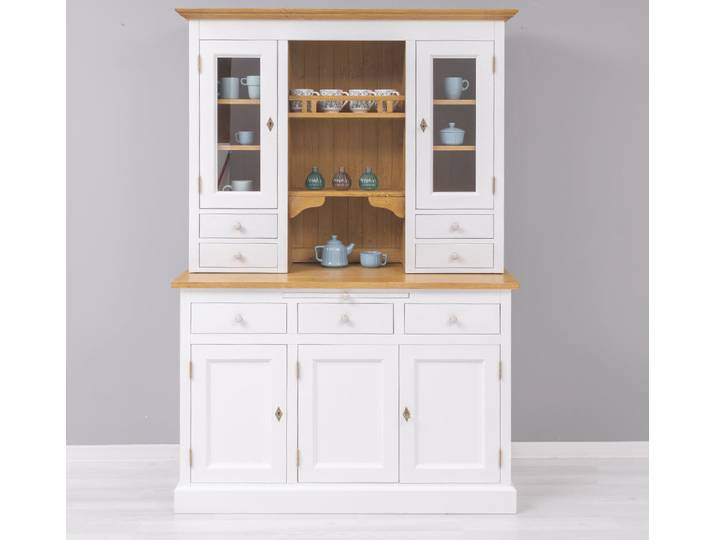 Buffetschrank Landhausstil weiß aus Massivholz