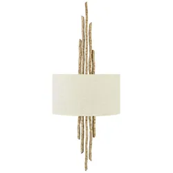 Elstead Lighting, Deckenleuchte, Spyre Wandleuchte E14 2-fach Champagner-Gold (E14)