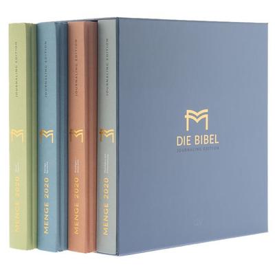 Menge 2020 (Bibel) – Journaling Edition – 4 Bände im Schuber, Gebundene Ausgabe von , Christliche Literaturverbreitung, 978-3-86699-064-7