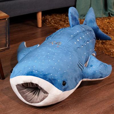 Handpicked Choices Shark Plush Toy Soft Stuffed Animal Pillow For Kids And Baby Gifts blue 55 Cm (21.65 Inches)