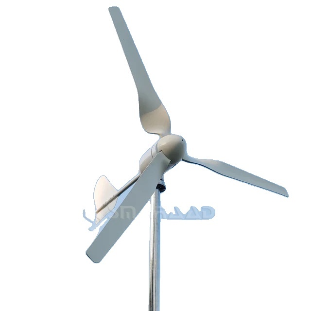 Windturbinegenerator, 3000w Leistungsausgang, MPPT-Regler, 12V, mit MPPT-Regler, 3000W 3 Blasen