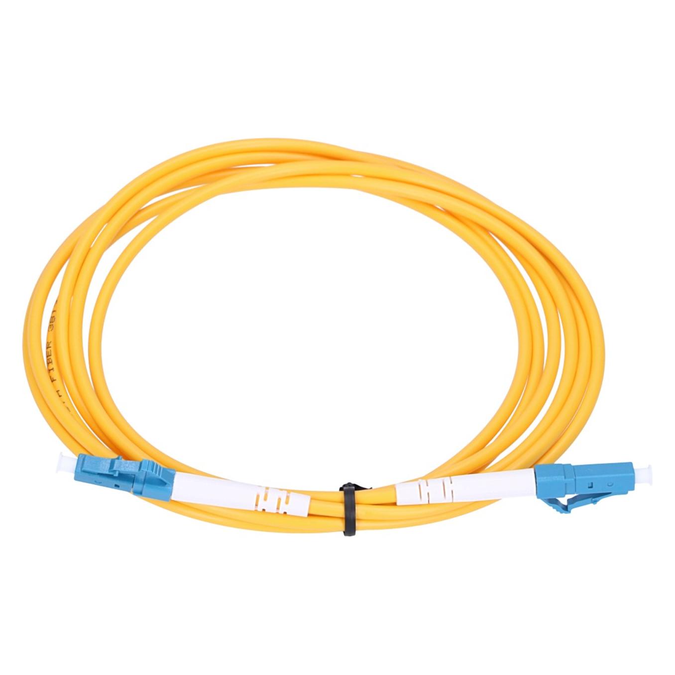 Extralink LC/UPC-LC/UPC | Patchcord | Jednomodowy, Simplex, G652D, 3mm, 0,5m (0.50 m) (EX.14992)