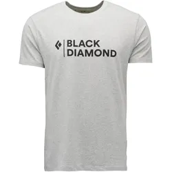 Herren-T-Shirt Black Diamond M Mini Stacked Ss Tee Größe: L /  grau