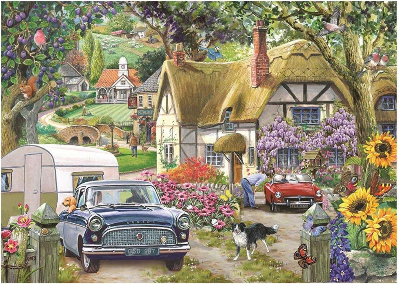 House of Puzzles Puzzel Puzzle Off We Go, groot formaat, 250 XL stukjes, kleurrijk
