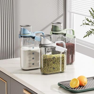 Useful Little Things Airtight Food Storage Container For Grains Pet Food Snacks And Dry Goods green 95 Oz
