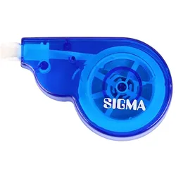SIGMA Korrekturroller, 5 mm x 12 m, blau, 3 Stück