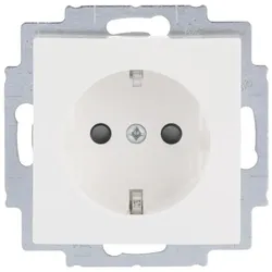 Busch-Jaeger 20EURB-914BULK Großverpackung SCHUKO® Steckdosen-Einsätze Safety+ ohne Spreize alpinweiß - Busch-balance® SI 2CKA002013A5544