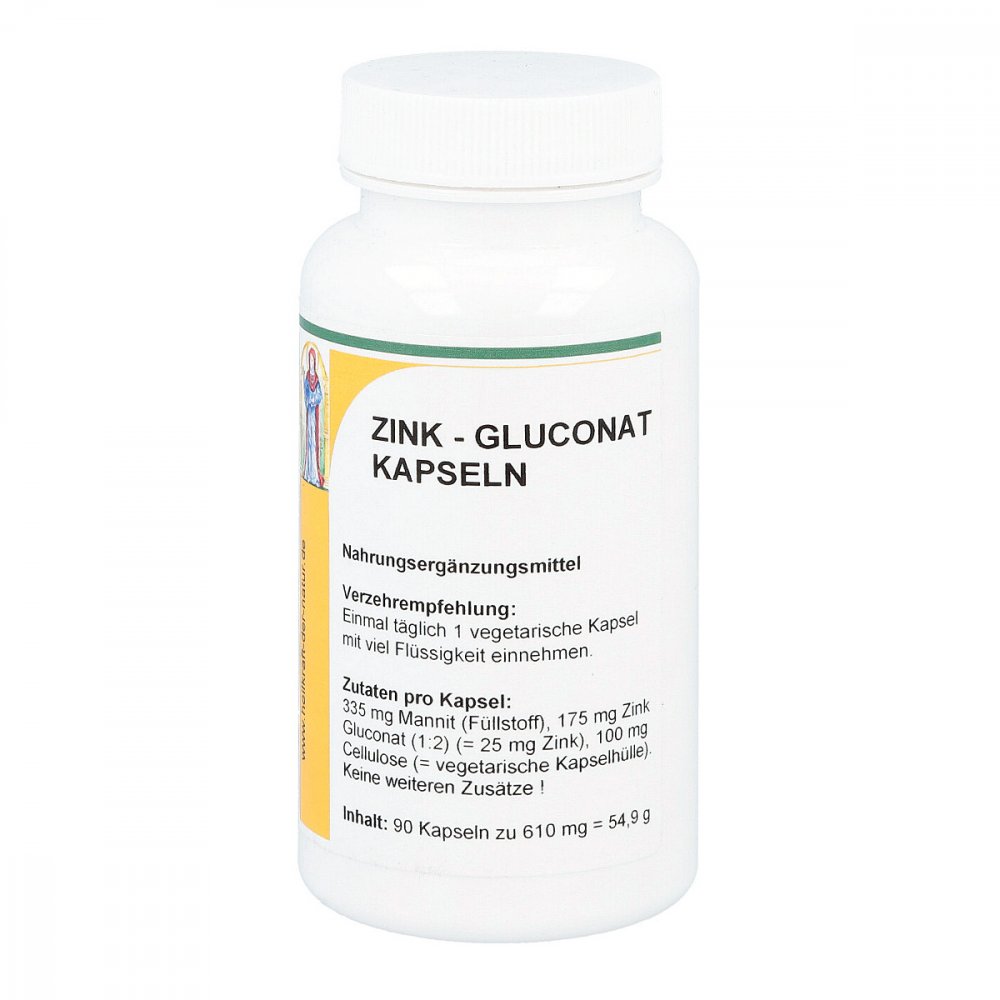 Reinhildis-Apotheke Zink 25 mg Zinkgluconat Kapseln 11169564