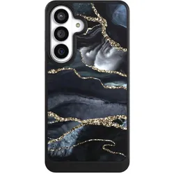 Nivocase Hülle für Samsung Galaxy S26+ Handyhülle NIVOcore Case Schwarz Glitzer Look Marmor Trends (Samsung Galaxy S26+), Smartphone Hülle, Schwarz