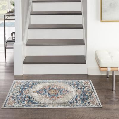 Nourison Concerto Vintage Persian Center Medallion Area Rug