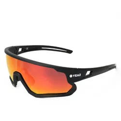 YEAZ Sport-Sonnenbrille Black/Red SUNRISE