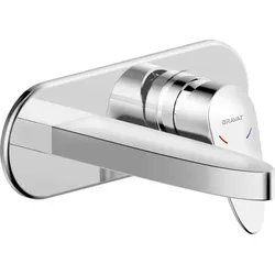 Bravat Palma Waschtisch-Wandarmatur 3516462 Fertigset, chrom