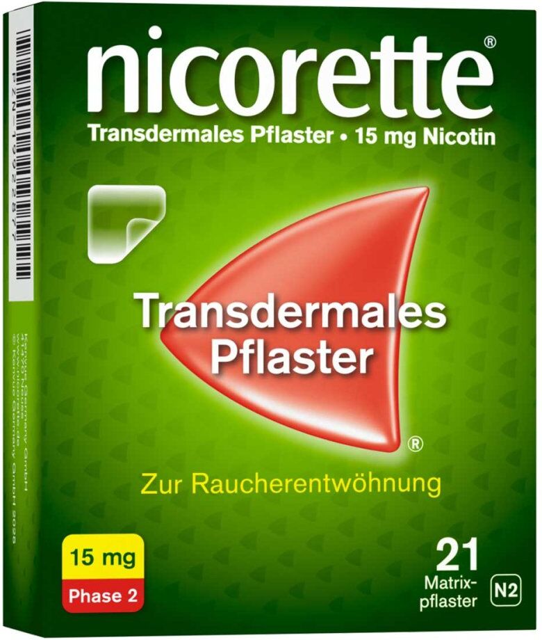 nicorette® TX Pflaster mit 15 mg Nikotin