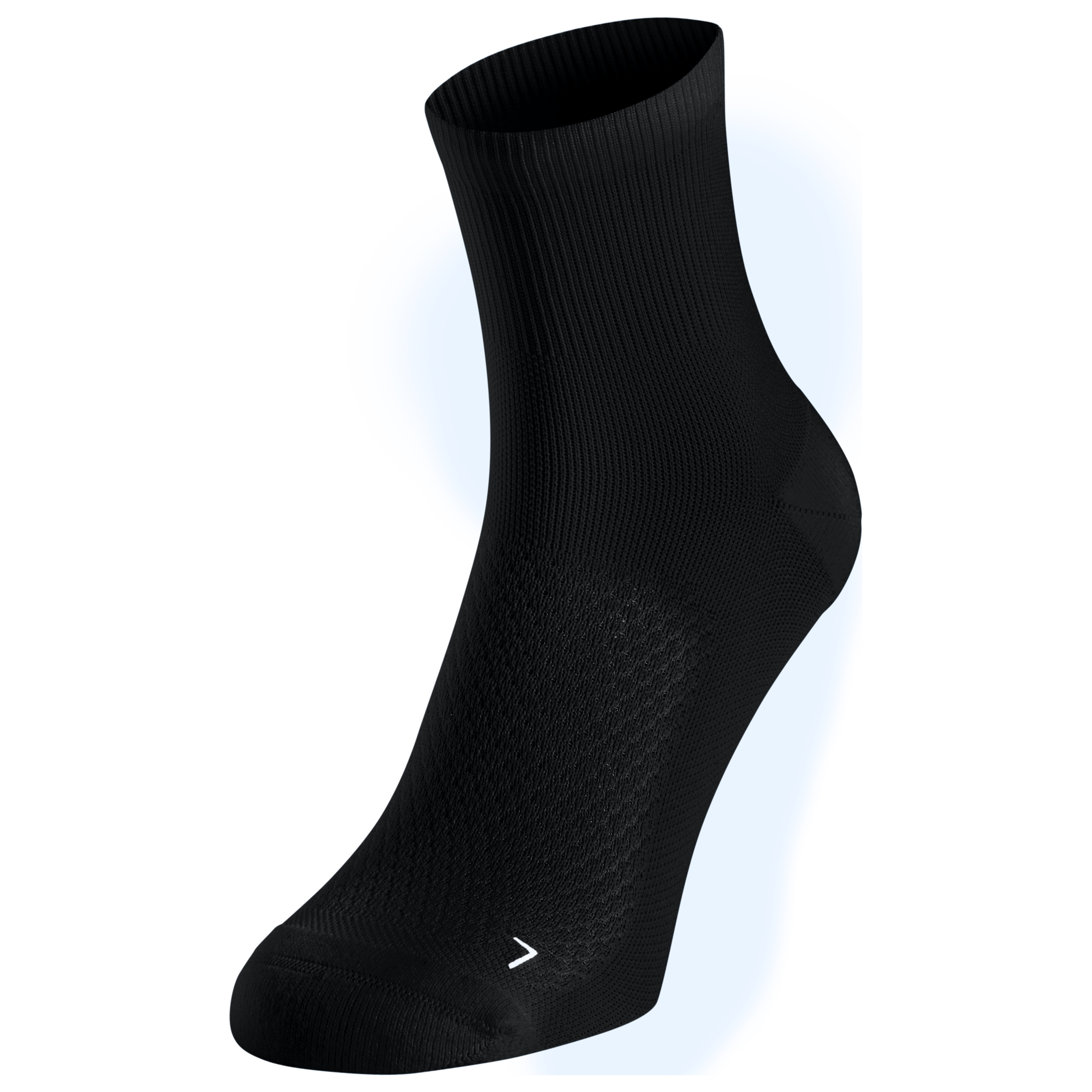 Odlo Essential Quarter Laufsocken schwarz Größe 42 Trekking Elastisch