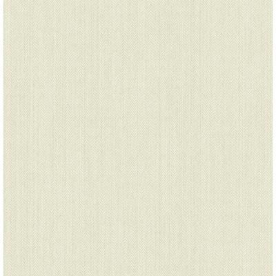Seabrook Designs Jardin Chevron Linen Unpasted Wallpaper