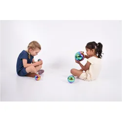 TickiT 72221 Kugeln, sensorisch, reflektierend, bunt, 4 Stück, für Kinder, 60 bis 150 mm Durchmesser