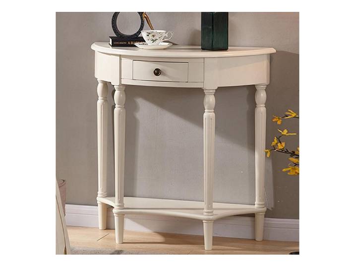 LuxusKollektion Konsolentisch Konsolentisch Weiß 60x30x80cm (1-St)