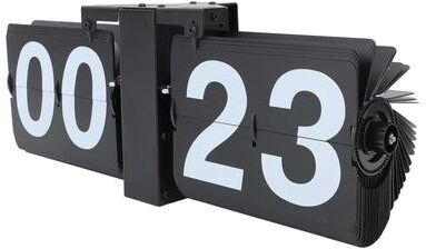 Uplift Picks Minimalist 24 Hour Automatic Flip Desk And Wall Clock Minimalist 24 Hour Automatic Flip Desk And Wall Clock