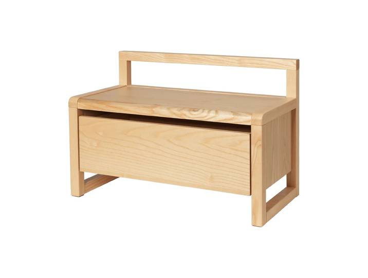 Ferm Living Little architect Aufbewahrungsbank Ash, 60x30x41,2 cm
