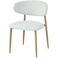 Polsterstuhl  Cassius , creme , Maße (cm): B: 54 H: 76,5 T: 54.0