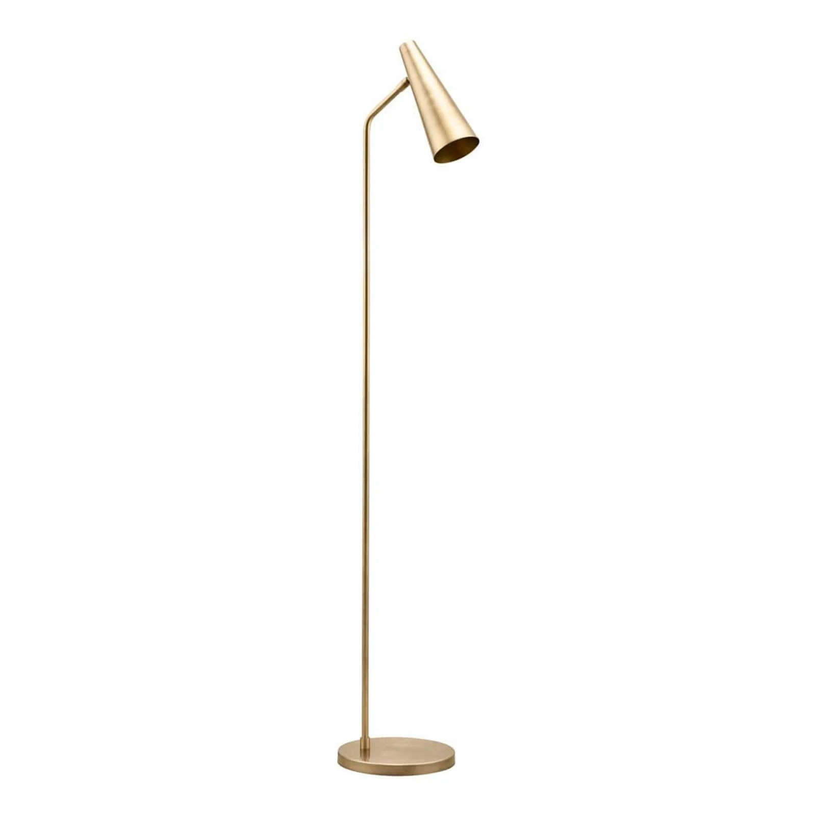 House Doctor Precise vloerlamp goud/messing, Hoogte: 124 cm