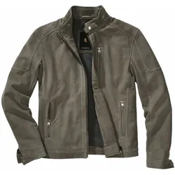 Velvet-Racer-Lederjacke - 58