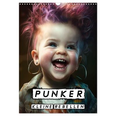 Punker Kleine Rebellen (Wandkalender 2027 DIN A3 hoch), CALVENDO Monatskalender