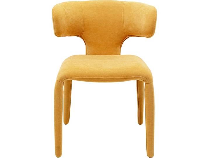 Chaise en polyester jaune
