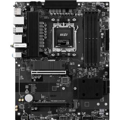 MSI PRO B850-S EVO WIFI AMD B850 So.AM5 DDR5 ATX Retail